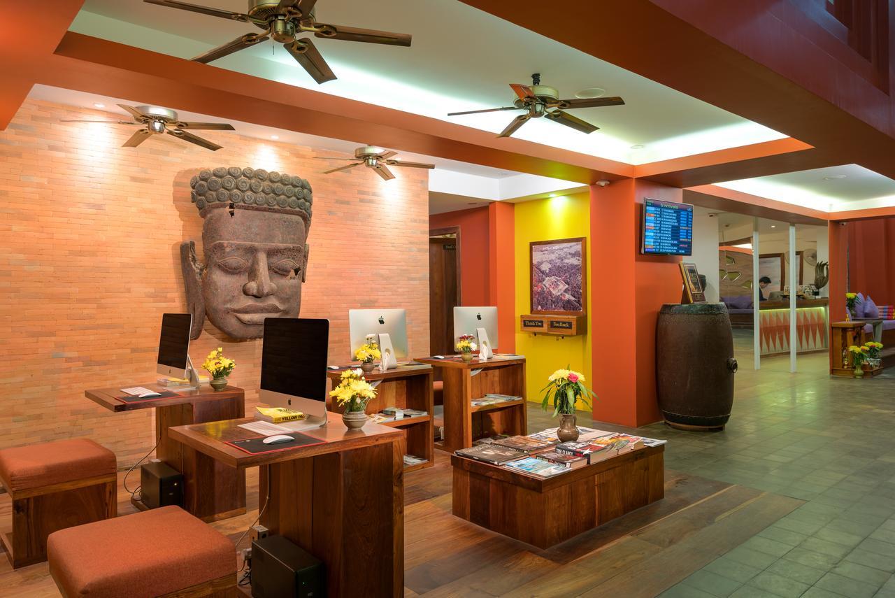 Golden Temple Residence Σιέμ Ρέαπ Εξωτερικό φωτογραφία The lobby of the hotel