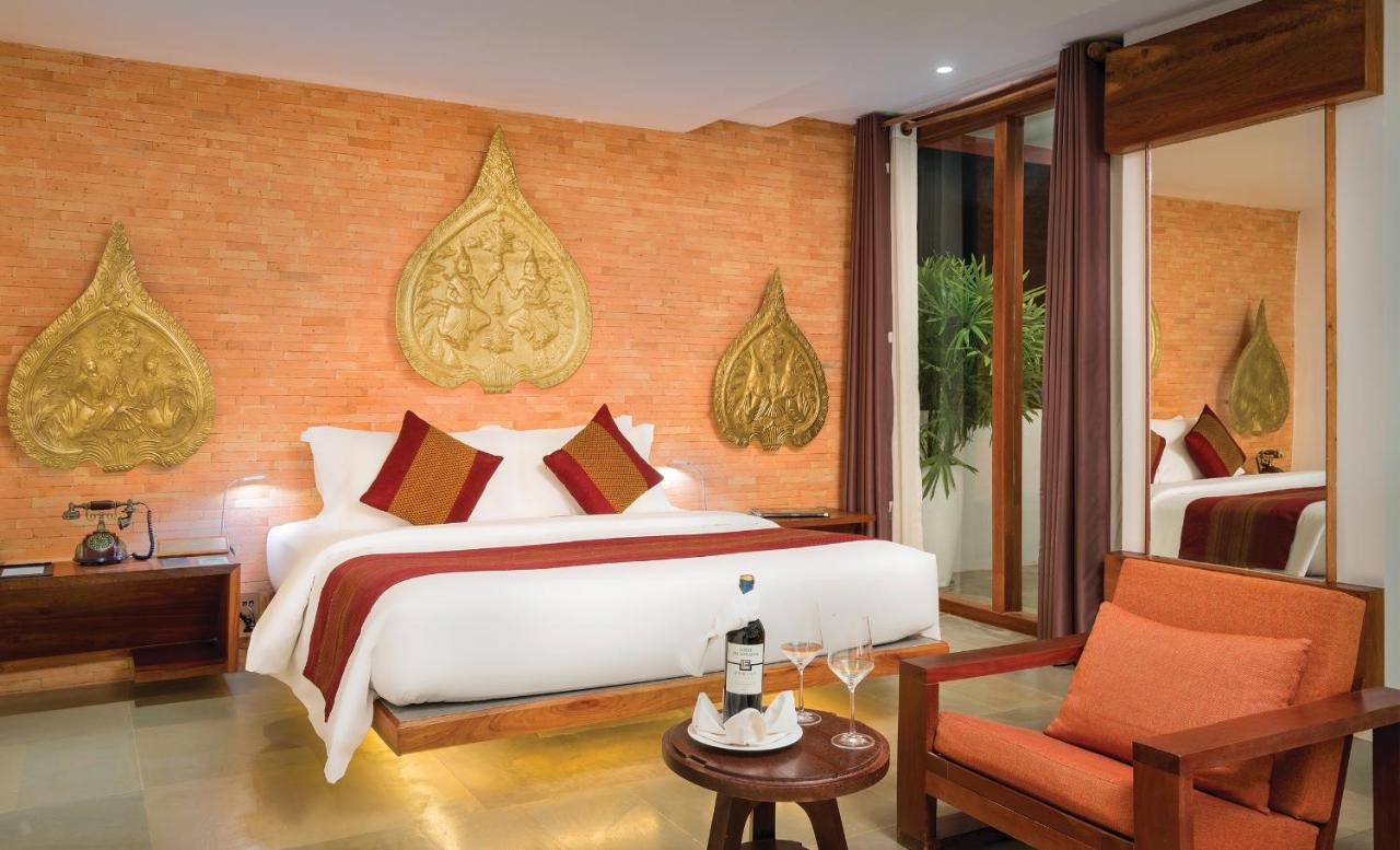 Golden Temple Residence Σιέμ Ρέαπ Εξωτερικό φωτογραφία A bedroom at the hotel