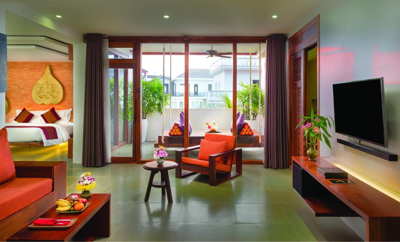 Golden Temple Residence Σιέμ Ρέαπ Εξωτερικό φωτογραφία A suite at the hotel